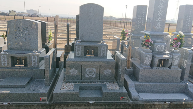 お客様の墓石の写真