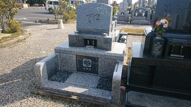 お客様の墓石の写真